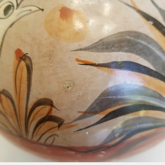 VTG Mid Century Modern Vase Studio Art Pottery Vase Midwestern Bird Decor Boho - Picture 12 of 12